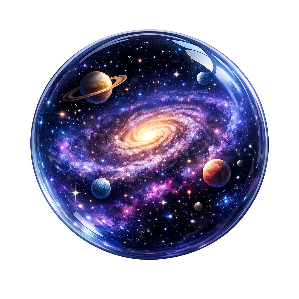 Galaxy ball cosmetic